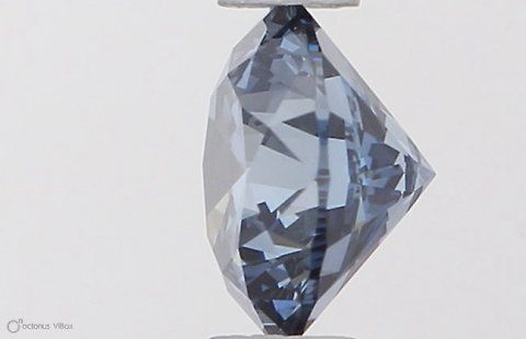 Lab-Grown ROUND Diamond - 0.51 Carat, Fancy Vivid Blue Color, VS1 Clarity | Sustainable Luxury, Dazzling Brilliance | IGI | Certified LG564379156