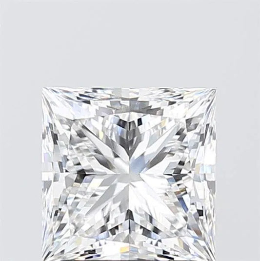 Lab-Grown Princess Diamond - 2.45 Carats, E Color, VVS2 Clarity - Sustainable Luxury and Dazzling Brilliance-IGI·Certified