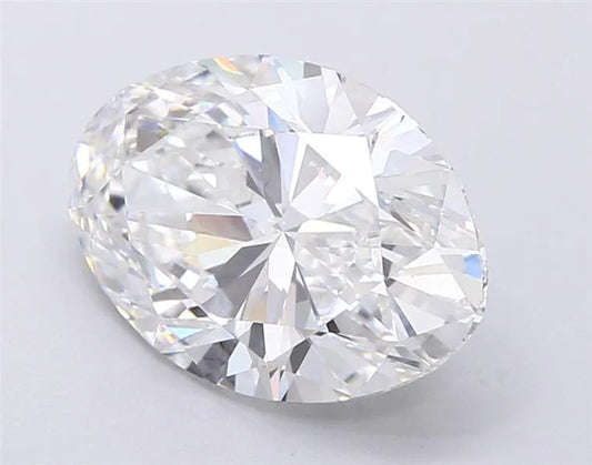 Lab-Grown Oval Diamond - 4 Carats, F Color, VVS2 Clarity - Sustainable Luxury and Dazzling Brilliance-IGI·Certified