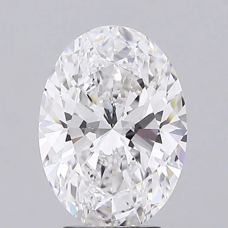 Lab-Grown Oval Diamond - 3.56 Carats, E Color, VS1 Clarity - Sustainable Luxury and Dazzling Brilliance-IGI·Certified