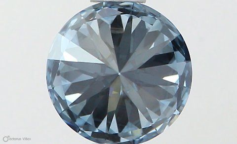 Lab-Grown ROUND Diamond - 0.6 Carat, Fancy Vivid Blue Color, IF Clarity | Sustainable Luxury, Dazzling Brilliance | IGI | Certified LG564379217