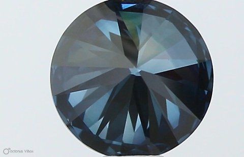 Lab-Grown ROUND Diamond - 0.6 Carat, Fancy Vivid Blue Color, VVS1 Clarity | Sustainable Luxury, Dazzling Brilliance | IGI | Certified LG546230065