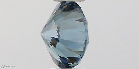 Lab-Grown ROUND Diamond - 0.34 Carat, Fancy Vivid Blue Color, VVS1 Clarity | Sustainable Luxury, Dazzling Brilliance | IGI | Certified LG581330941