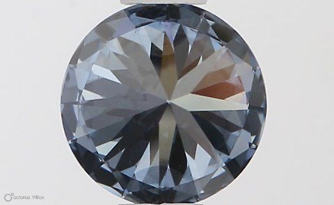 Lab-Grown ROUND Diamond - 0.52 Carat, Fancy Vivid Blue Color, VS2 Clarity | Sustainable Luxury, Dazzling Brilliance | IGI | Certified LG581331231