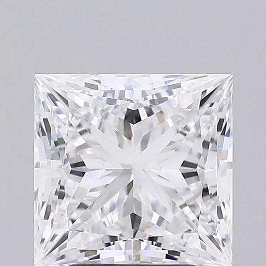 Lab-Grown Princess Diamond - 3.51 Carats, D Color, VVS2 Clarity - Sustainable Luxury and Dazzling Brilliance-IGI·Certified