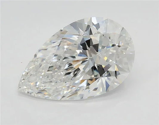 Lab-Grown Pear Diamond - 3.49 Carats, E Color, VS1 Clarity - Sustainable Luxury and Dazzling Brilliance-GIA·Certified