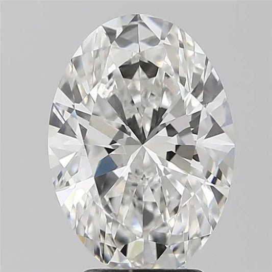 Lab-Grown Oval Diamond - 3.54 Carats, F Color, VVS2 Clarity - Sustainable Luxury and Dazzling Brilliance-IGI·Certified