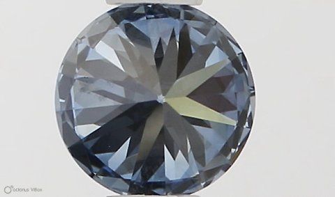 Lab-Grown ROUND Diamond - 0.35 Carat, Fancy Vivid Blue Color, VVS1 Clarity | Sustainable Luxury, Dazzling Brilliance | IGI | Certified LG581331243