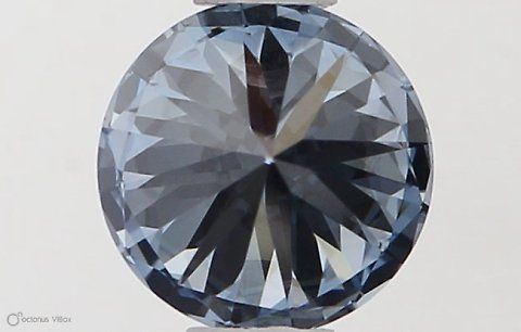 Lab-Grown ROUND Diamond - 0.5 Carat, Fancy Intense Blue Color, VVS1 Clarity | Sustainable Luxury, Dazzling Brilliance | IGI | Certified LG564379463