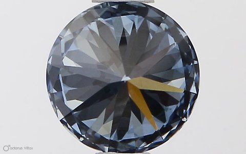 Lab-Grown ROUND Diamond - 0.6 Carat, Fancy Vivid Blue Color, VVS2 Clarity | Sustainable Luxury, Dazzling Brilliance | IGI | Certified LG581331208