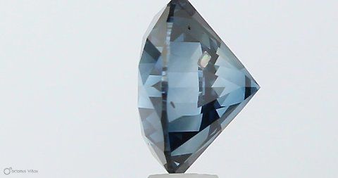 Lab-Grown ROUND Diamond - 0.59 Carat, Fancy Deep Blue Color, SI2 Clarity | Sustainable Luxury, Dazzling Brilliance | IGI | Certified LG538290376