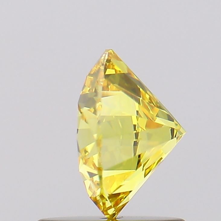 Lab-Grown ROUND Diamond - 1.09 Carat, Fancy Vivid Yellow Color, VVS2 Clarity | Sustainable Luxury, Dazzling Brilliance | IGI | Certified LG628409458