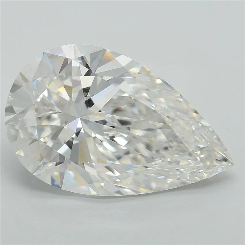 Lab-Grown Pear Diamond - 5.12 Carats, E Color, VVS2 Clarity - Sustainable Luxury and Dazzling Brilliance-IGI·Certified