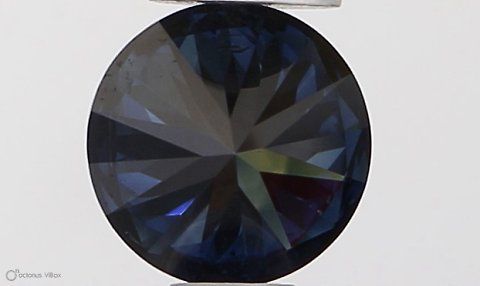 Lab-Grown ROUND Diamond - 0.32 Carat, Fancy Vivid Blue Color, SI2 Clarity | Sustainable Luxury, Dazzling Brilliance | IGI | Certified LG538290502