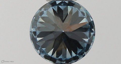 Lab-Grown ROUND Diamond - 0.33 Carat, Fancy Vivid Blue Color, VVS1 Clarity | Sustainable Luxury, Dazzling Brilliance | IGI | Certified LG581331152