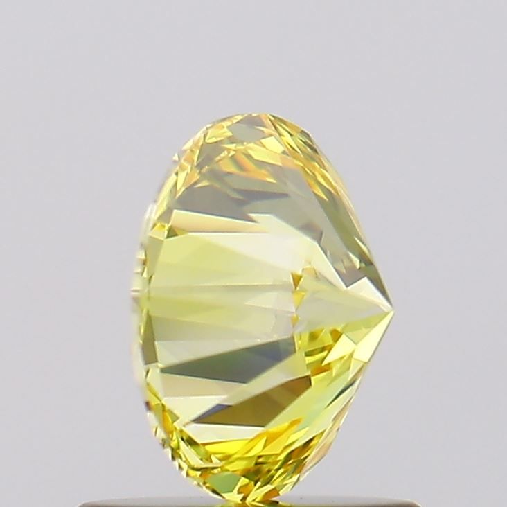 Lab-Grown ROUND Diamond - 1.09 Carat, Fancy Vivid Yellow Color, VVS1 Clarity | Sustainable Luxury, Dazzling Brilliance | IGI | Certified LG628409452