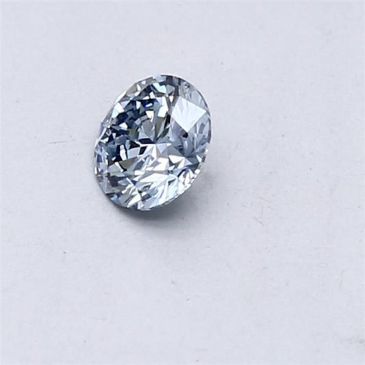 Lab-Grown ROUND Diamond - 0.31 Carat, Fancy Intense Blue Color, VS2 Clarity | Sustainable Luxury, Dazzling Brilliance | IGI | Certified LG553257398