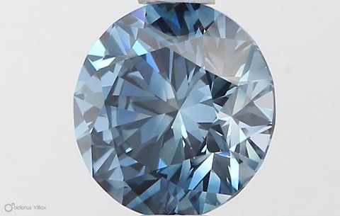 Lab-Grown ROUND Diamond - 0.75 Carat, Fancy Vivid Blue Color, VVS1 Clarity | Sustainable Luxury, Dazzling Brilliance | IGI | Certified LG564379418