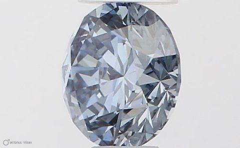 Lab-Grown ROUND Diamond - 0.36 Carat, Fancy Intense Blue Color, VS1 Clarity | Sustainable Luxury, Dazzling Brilliance | IGI | Certified LG564379319