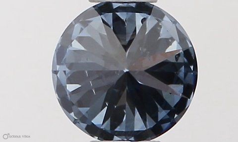 Lab-Grown ROUND Diamond - 0.34 Carat, Fancy Vivid Blue Color, SI1 Clarity | Sustainable Luxury, Dazzling Brilliance | IGI | Certified LG538290508