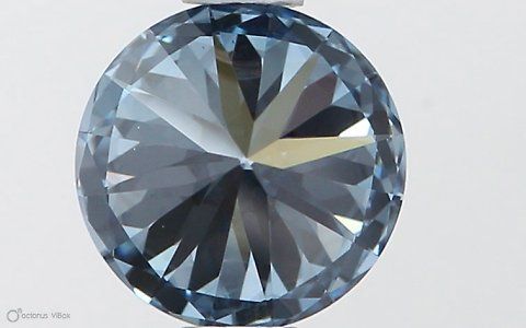 Lab-Grown ROUND Diamond - 0.72 Carat, Fancy Vivid Blue Color, VS1 Clarity | Sustainable Luxury, Dazzling Brilliance | IGI | Certified LG564379285