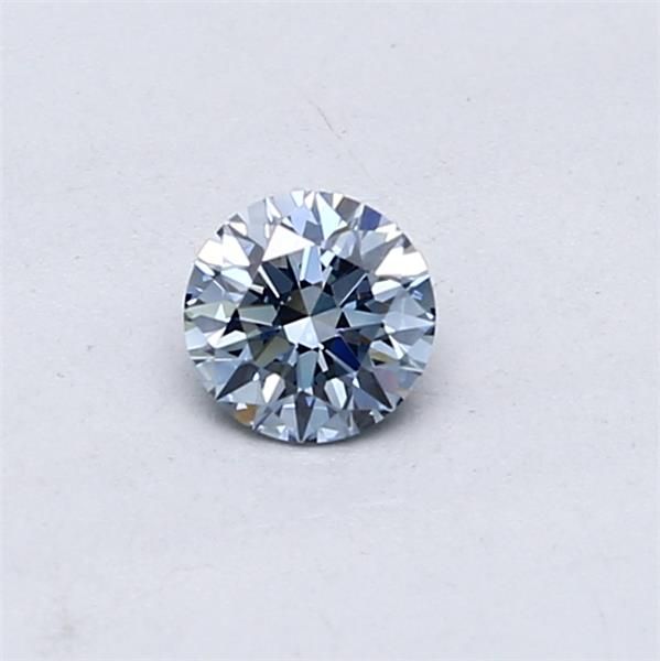 Lab-Grown ROUND Diamond - 0.3 Carat, Fancy Vivid Blue Color, VS1 Clarity | Sustainable Luxury, Dazzling Brilliance | IGI | Certified LG553257525