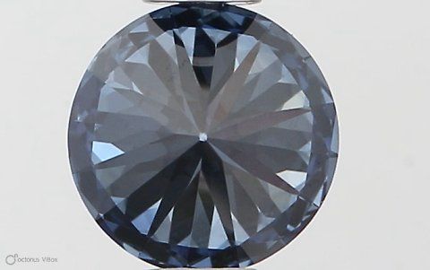 Lab-Grown ROUND Diamond - 0.54 Carat, Fancy Intense Blue Color, SI1 Clarity | Sustainable Luxury, Dazzling Brilliance | IGI | Certified LG538290344