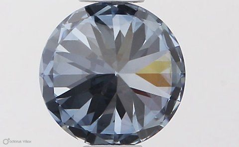 Lab-Grown ROUND Diamond - 0.52 Carat, Fancy Vivid Blue Color, VVS2 Clarity | Sustainable Luxury, Dazzling Brilliance | IGI | Certified LG564379447