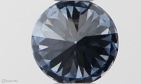 Lab-Grown ROUND Diamond - 0.35 Carat, Fancy Vivid Blue Color, VVS1 Clarity | Sustainable Luxury, Dazzling Brilliance | IGI | Certified LG564379153