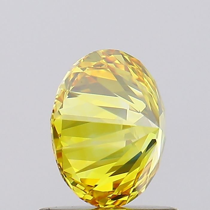 Lab-Grown ROUND Diamond - 1.08 Carat, Fancy Vivid Yellow Color, VVS2 Clarity | Sustainable Luxury, Dazzling Brilliance | IGI | Certified LG628475913