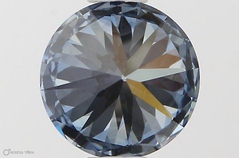 Lab-Grown ROUND Diamond - 0.71 Carat, Fancy Vivid Blue Color, VVS2 Clarity | Sustainable Luxury, Dazzling Brilliance | IGI | Certified LG581331207