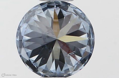 Lab-Grown ROUND Diamond - 0.5 Carat, Fancy Intense Blue Color, SI2 Clarity | Sustainable Luxury, Dazzling Brilliance | IGI | Certified LG553257455