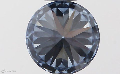 Lab-Grown ROUND Diamond - 0.52 Carat, Fancy Vivid Blue Color, VS1 Clarity | Sustainable Luxury, Dazzling Brilliance | IGI | Certified LG564379445