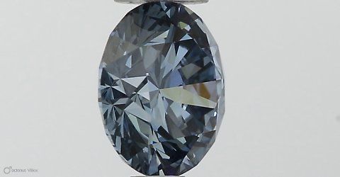 Lab-Grown ROUND Diamond - 0.64 Carat, Fancy Vivid Blue Color, VVS2 Clarity | Sustainable Luxury, Dazzling Brilliance | IGI | Certified LG564379577