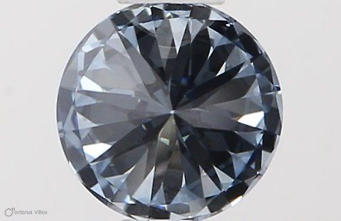 Lab-Grown ROUND Diamond - 0.38 Carat, Fancy Intense Blue Color, IF Clarity | Sustainable Luxury, Dazzling Brilliance | IGI | Certified LG581331393