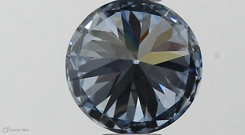 Lab-Grown ROUND Diamond - 0.57 Carat, Fancy Intense Blue Color, VVS1 Clarity | Sustainable Luxury, Dazzling Brilliance | IGI | Certified LG564379284