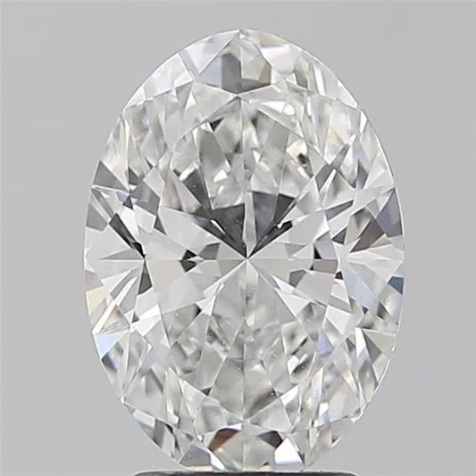 Lab-Grown Oval Diamond - 2.56 Carats, E Color, VVS2 Clarity - Sustainable Luxury and Dazzling Brilliance-IGI·Certified