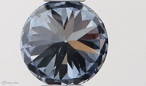 Lab-Grown ROUND Diamond - 0.33 Carat, Fancy Intense Blue Color, VVS1 Clarity | Sustainable Luxury, Dazzling Brilliance | IGI | Certified LG538290509