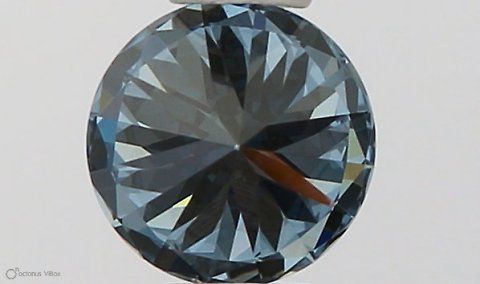 Lab-Grown ROUND Diamond - 0.3 Carat, Fancy Vivid Blue Color, VS2 Clarity | Sustainable Luxury, Dazzling Brilliance | IGI | Certified LG564379596