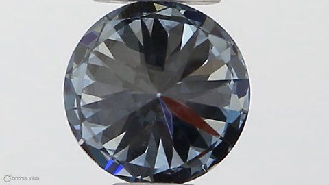 Lab-Grown ROUND Diamond - 0.32 Carat, Fancy Intense Blue Color, VVS1 Clarity | Sustainable Luxury, Dazzling Brilliance | IGI | Certified LG564379198