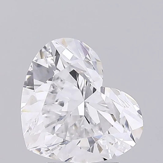 Lab-Grown Heart Diamond - 3.05 Carats, E Color, VVS2 Clarity - Sustainable Luxury and Dazzling Brilliance-IGI·Certified