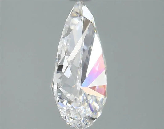 Lab-Grown Pear Diamond - 2.5 Carats, E Color, VVS2 Clarity - Sustainable Luxury and Dazzling Brilliance-IGI·Certified