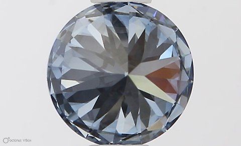 Lab-Grown ROUND Diamond - 0.55 Carat, Fancy Vivid Blue Color, IF Clarity | Sustainable Luxury, Dazzling Brilliance | IGI | Certified LG581331255