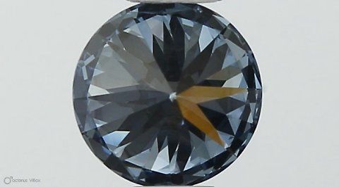 Lab-Grown ROUND Diamond - 0.4 Carat, Fancy Vivid Blue Color, VVS2 Clarity | Sustainable Luxury, Dazzling Brilliance | IGI | Certified LG553257514