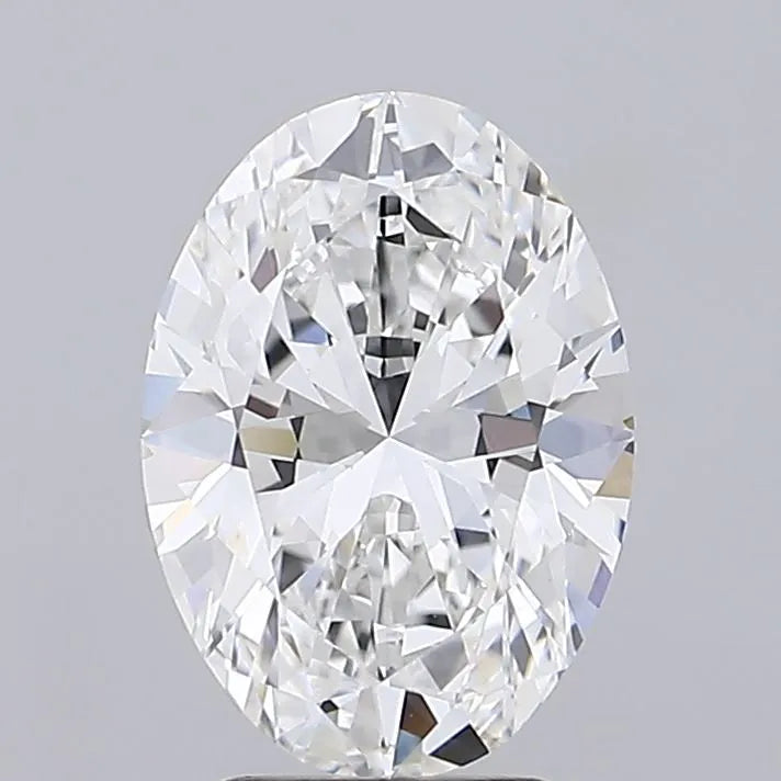 Lab-Grown Oval Diamond - 3.51 Carats, E Color, VVS2 Clarity - Sustainable Luxury and Dazzling Brilliance-IGI·Certified