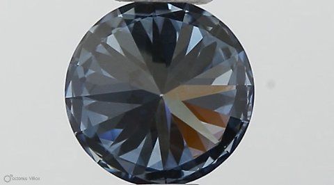 Lab-Grown ROUND Diamond - 0.37 Carat, Fancy Vivid Blue Color, VS2 Clarity | Sustainable Luxury, Dazzling Brilliance | IGI | Certified LG538290484