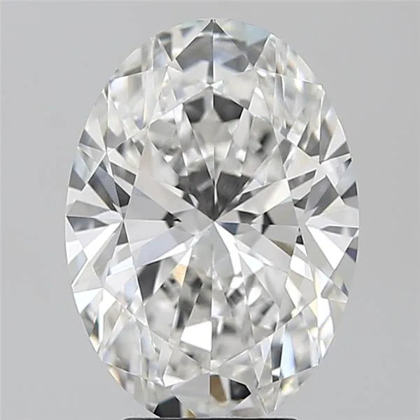 Lab-Grown Oval Diamond - 4.08 Carats, F Color, VVS2 Clarity - Sustainable Luxury and Dazzling Brilliance-IGI·Certified