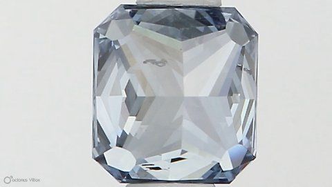 Lab-Grown RADIANT Diamond - 0.5 Carat, FANCY Blue Color, SI1 Clarity | Sustainable Luxury, Dazzling Brilliance | IGI | Certified LG581331010