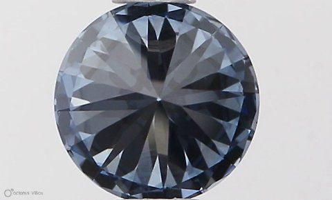 Lab-Grown ROUND Diamond - 0.52 Carat, Fancy Vivid Blue Color, VVS1 Clarity | Sustainable Luxury, Dazzling Brilliance | IGI | Certified LG533292800