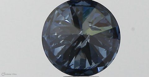 Lab-Grown ROUND Diamond - 0.47 Carat, Fancy Vivid Blue Color, I1 Clarity | Sustainable Luxury, Dazzling Brilliance | IGI | Certified LG517217936